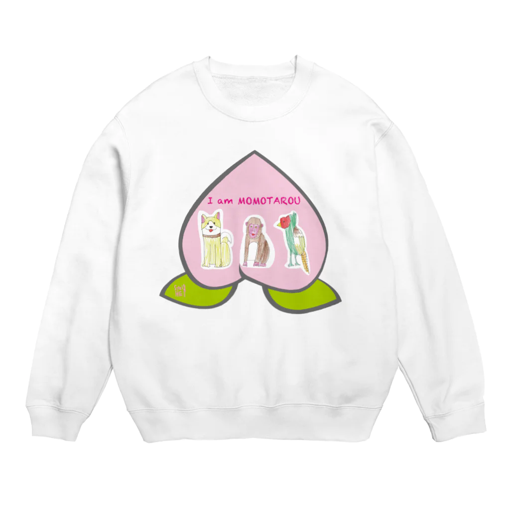 ★いろえんぴつ★のI am MOMOTAROU Crew Neck Sweatshirt