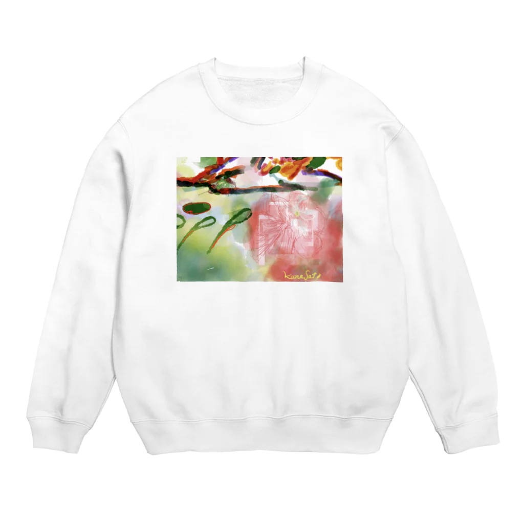 St.SKのFlowers in OZE Crew Neck Sweatshirt