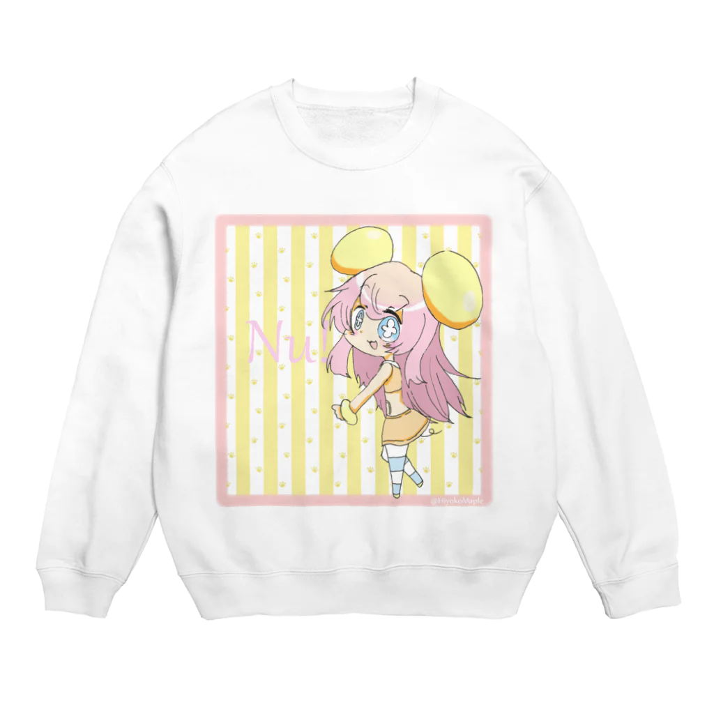 ひよこめいぷるのふんわりＣＣチュウ Crew Neck Sweatshirt