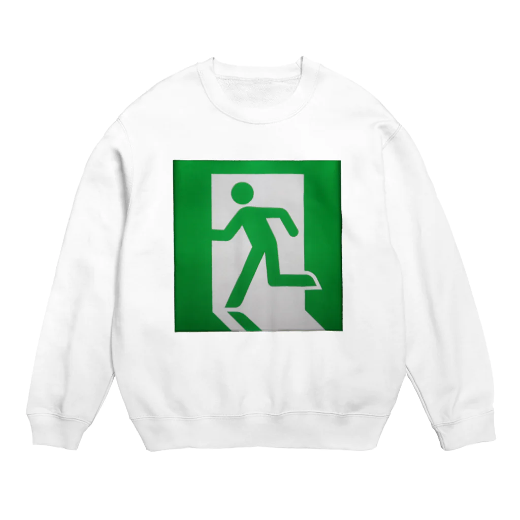 AAAstarsの非常口(実写版) Crew Neck Sweatshirt