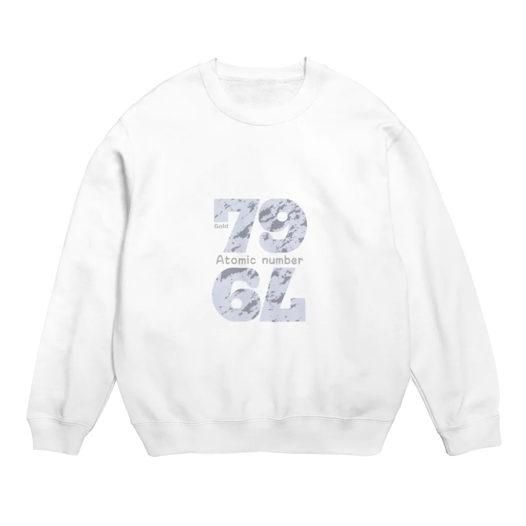 ichidezaのアトミックナンバー79 Crew Neck Sweatshirt