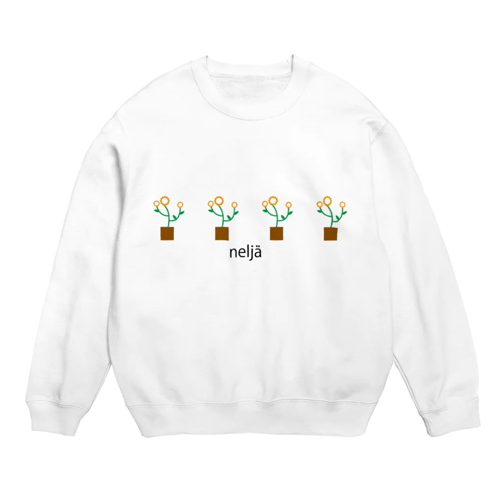 ユリ・キルペライネンのフィンランド語の４ Crew Neck Sweatshirt