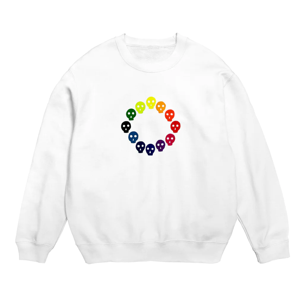 シシカバぐっずのカラフルドクロ Crew Neck Sweatshirt