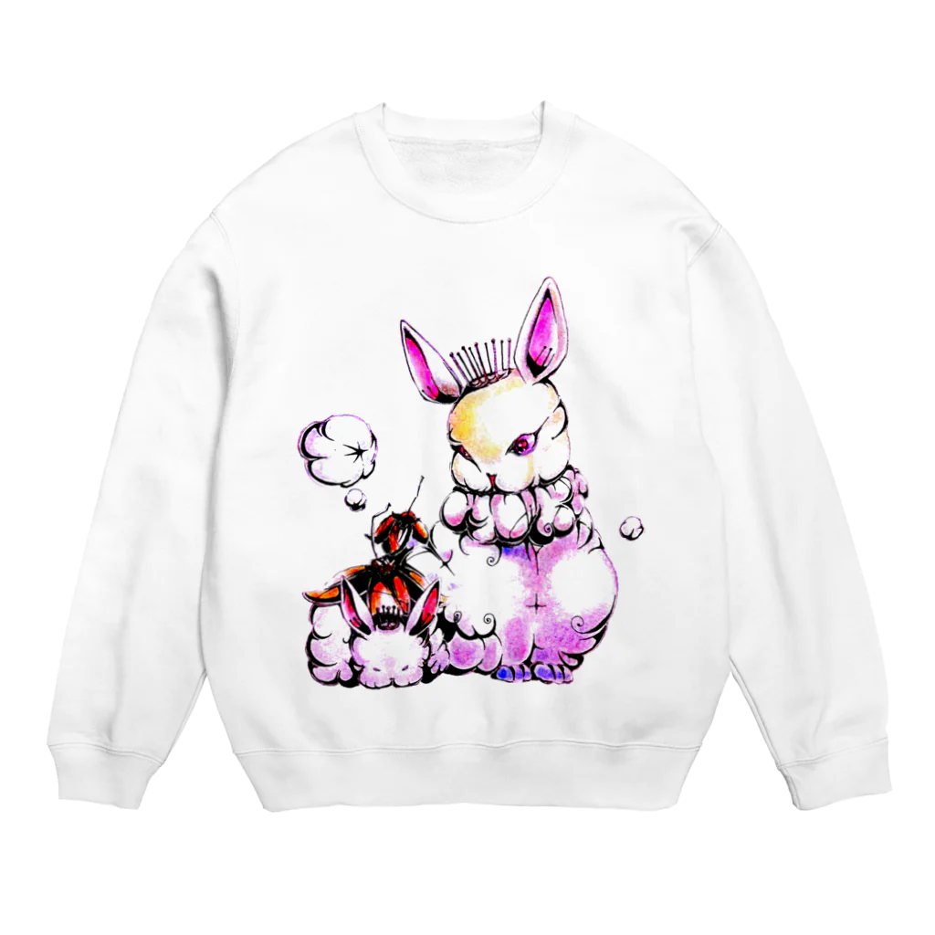 肋骨のふわふわ Crew Neck Sweatshirt