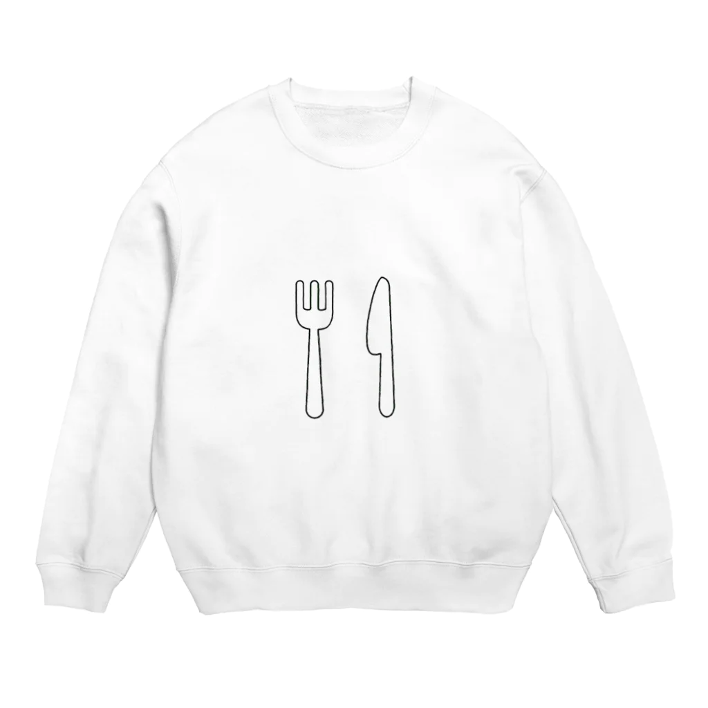 huyuruのないふ と ふぉーく Crew Neck Sweatshirt