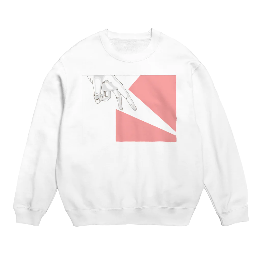 ちよこのはさみ Crew Neck Sweatshirt