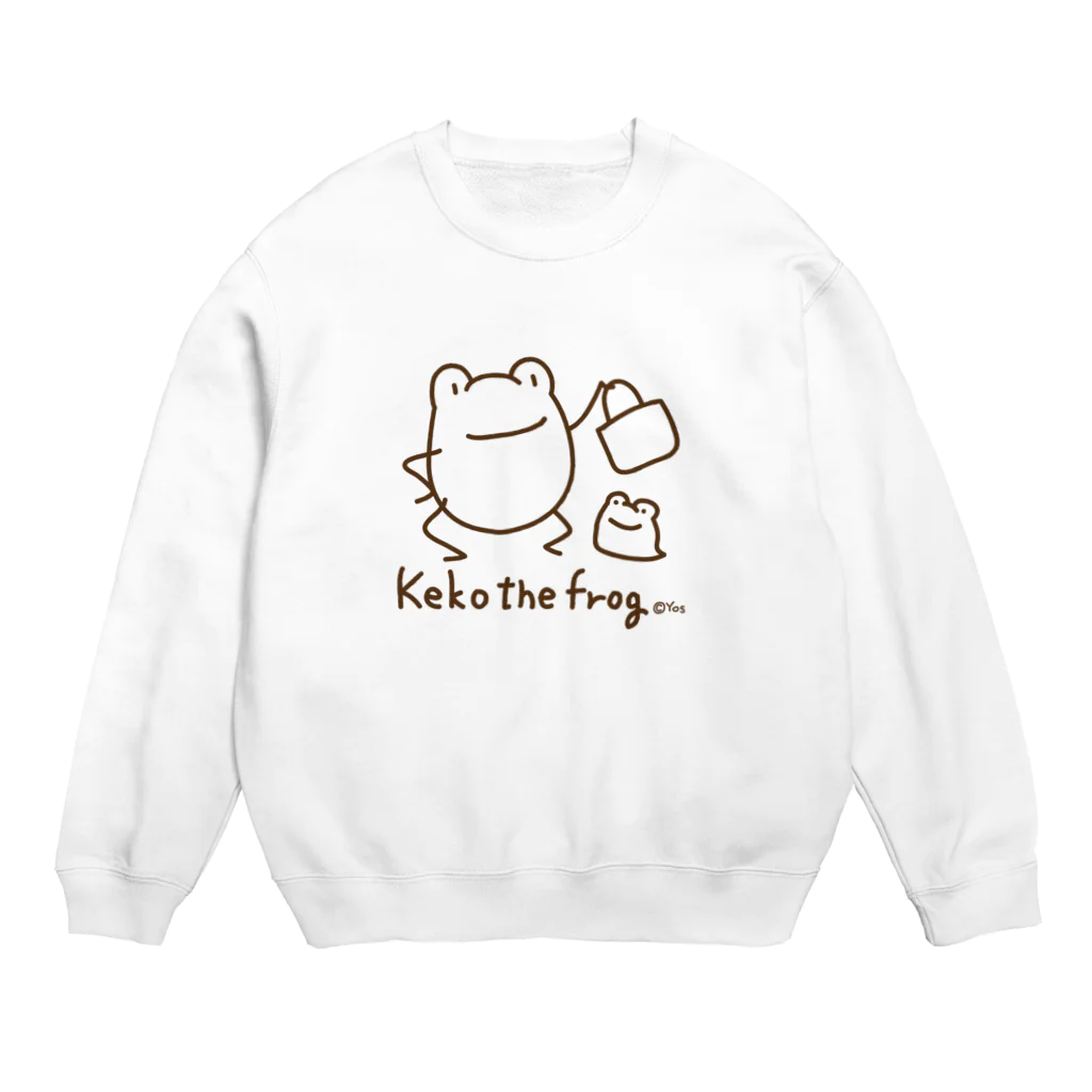 よすの【けこがえる】おかいもの Crew Neck Sweatshirt