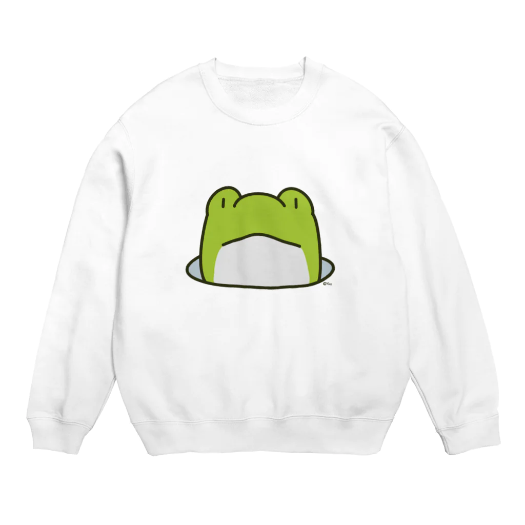 よすの【けこがえる】やぁ（カラー） Crew Neck Sweatshirt