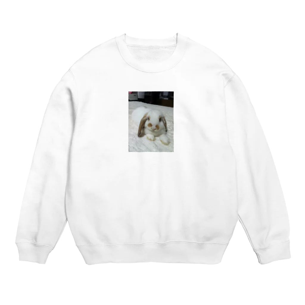 jetglassのうさぎのキナチ Crew Neck Sweatshirt