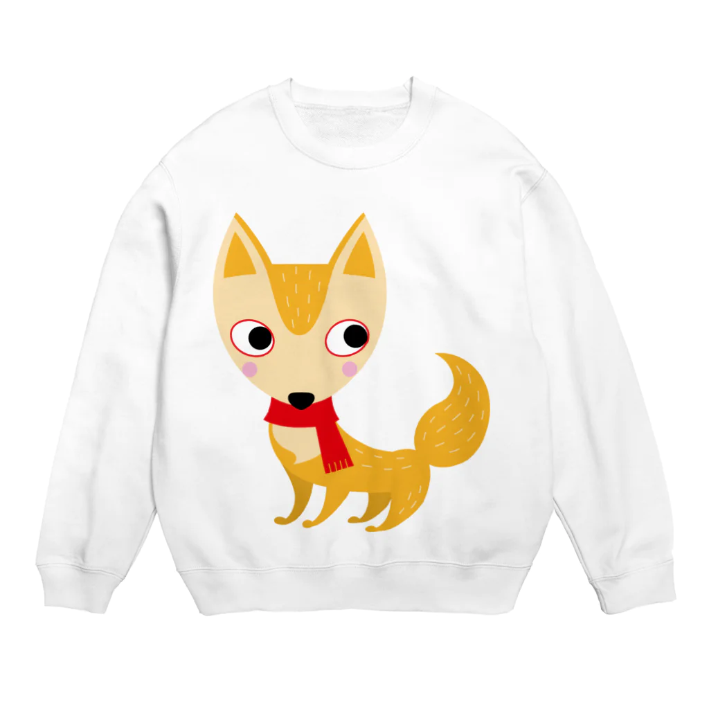 AtelierCOMETのきつねっこ Crew Neck Sweatshirt