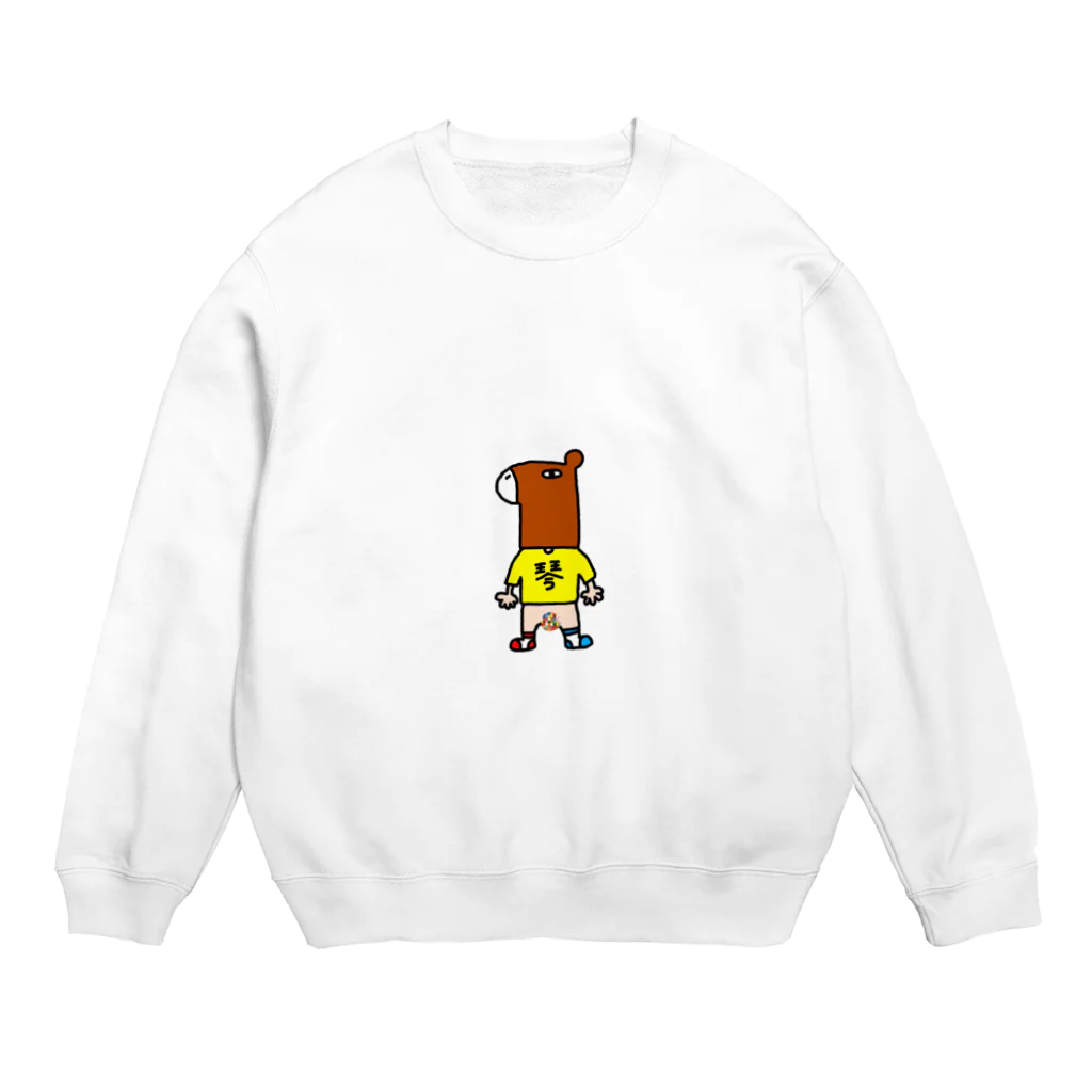 ウメ芸屋の馬頭琴くん Crew Neck Sweatshirt