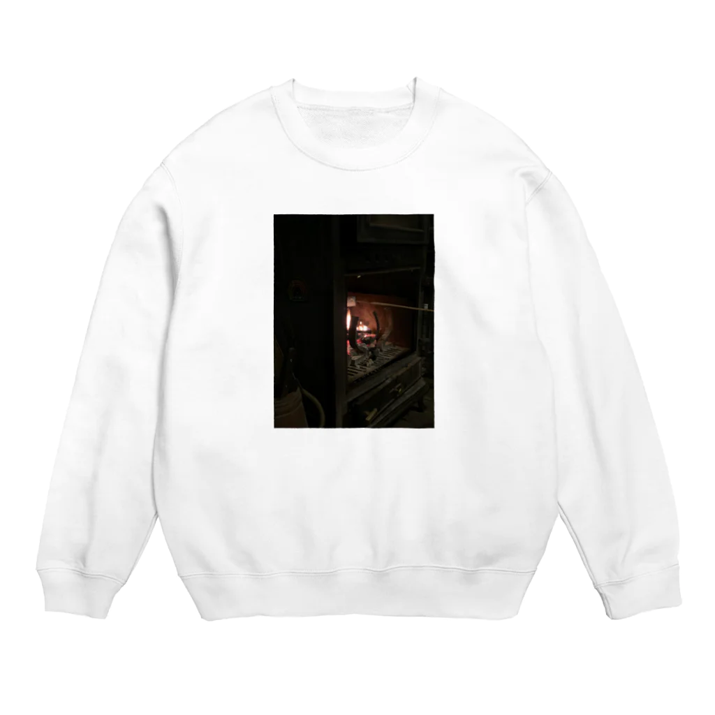 LeicaE34の火の中に飛び込むような恋 Crew Neck Sweatshirt