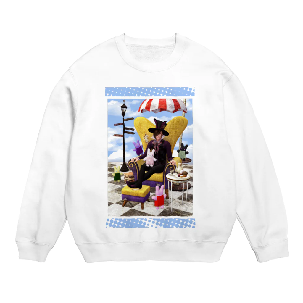 Love3DimentionのCurious Bunnies Crew Neck Sweatshirt