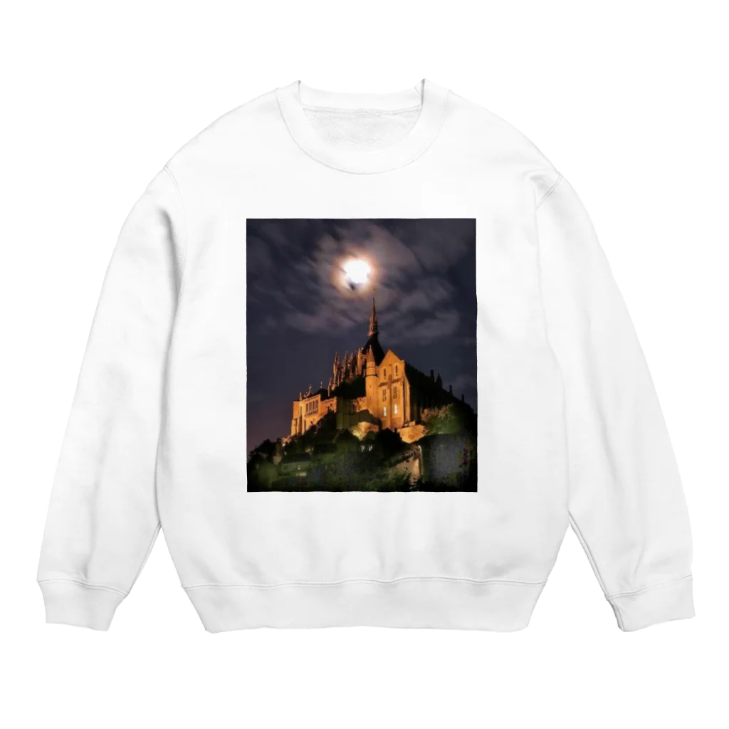 jikotashimayaのブラン城 Crew Neck Sweatshirt