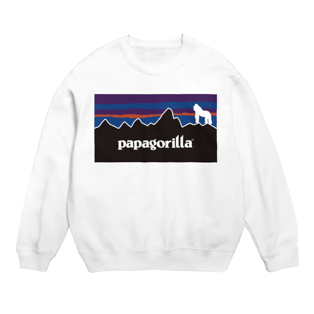 秘密結社ラビットシャドー団のPAPAGORILLA Crew Neck Sweatshirt