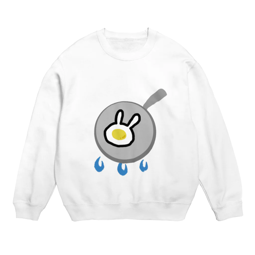 ゆるゆる落書きの食べ物隠れシリーズ Crew Neck Sweatshirt