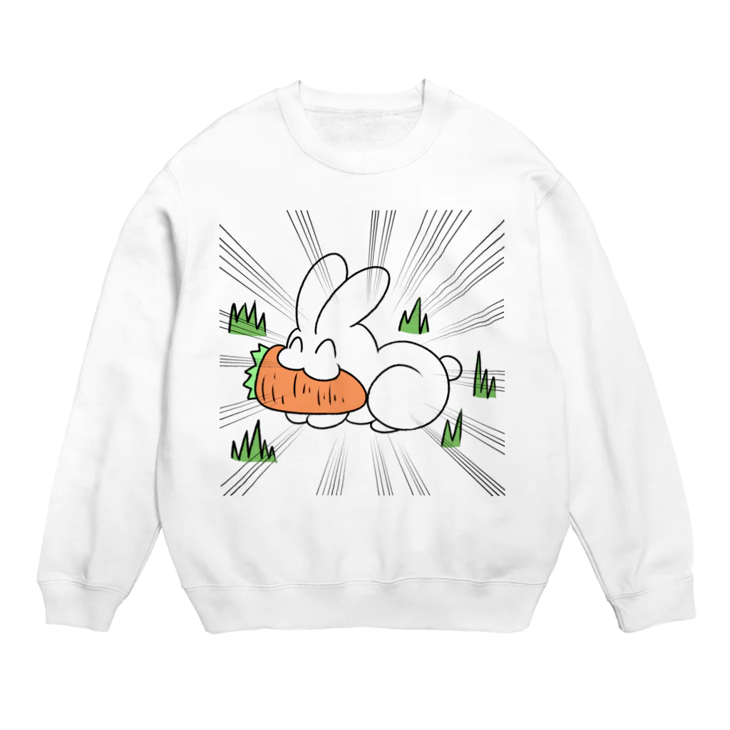 midonsanのうさぎぃぃぃぃぃぃぃぃ!!!!!! Crew Neck Sweatshirt