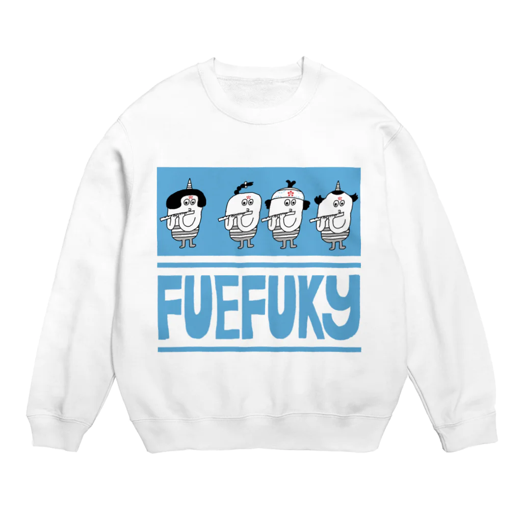 wakame.monsterの横笛隊~FUEFUKY~ Crew Neck Sweatshirt