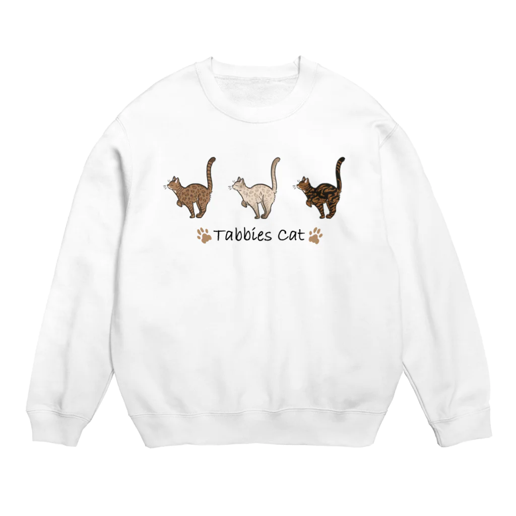 豆つぶのTabbies Cat（ロゼット/ベンガル） スウェット