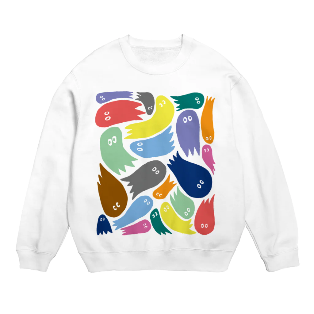 wakame.monsterのカラフルおばけ Crew Neck Sweatshirt