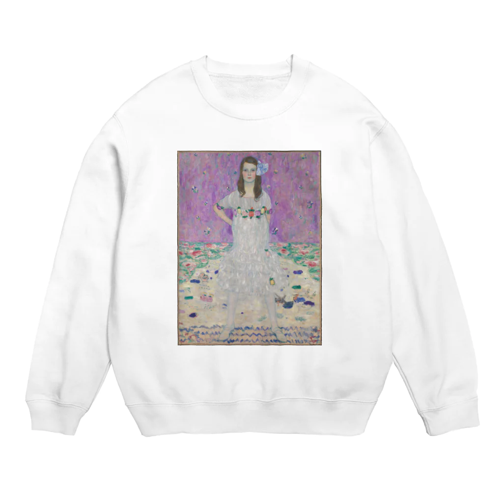 Art Baseのメーダ・プリマヴェージ / グスタフ・クリムト(Mäda Primavesi 1903–2000） Crew Neck Sweatshirt