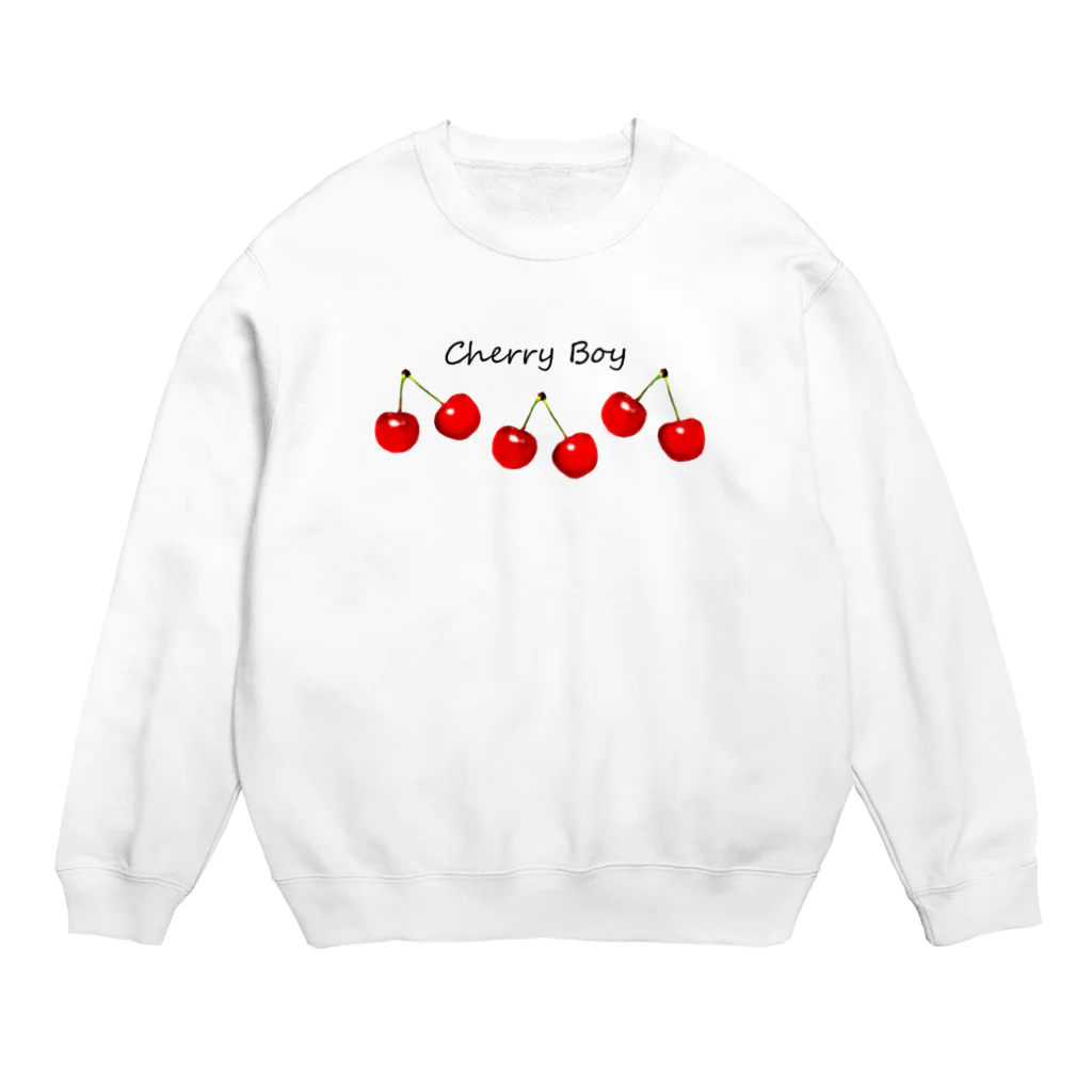 れなしやの🍒チェリーボーイ🍒 Crew Neck Sweatshirt