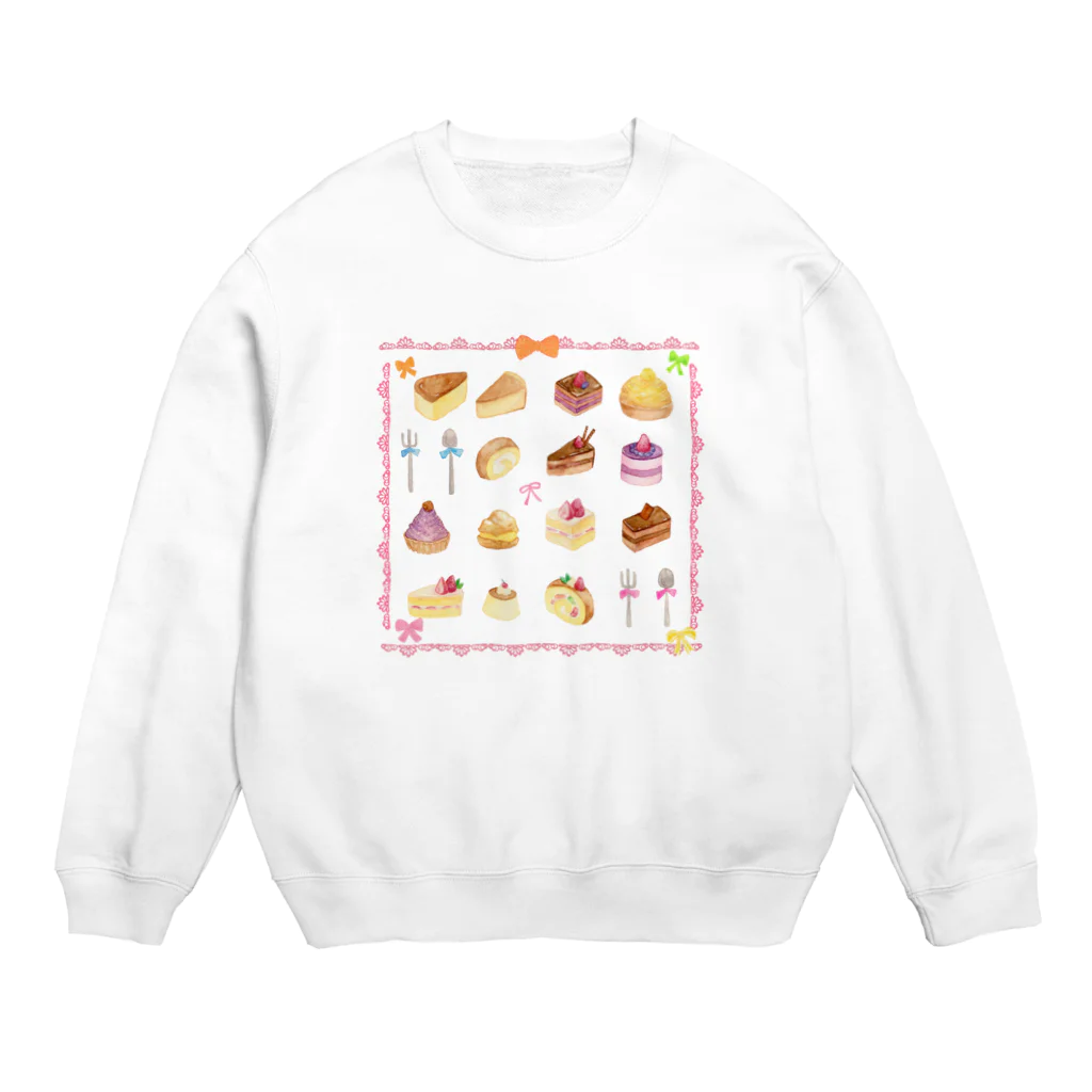 あおみのケーキセット Crew Neck Sweatshirt