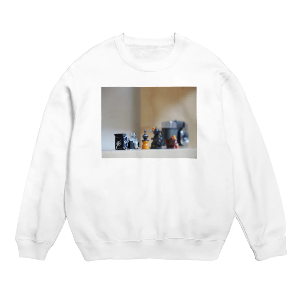 masaya_creamsodaのコーヒーとカメラ Crew Neck Sweatshirt