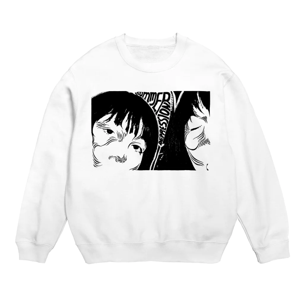 akicoのsummer depression  Crew Neck Sweatshirt