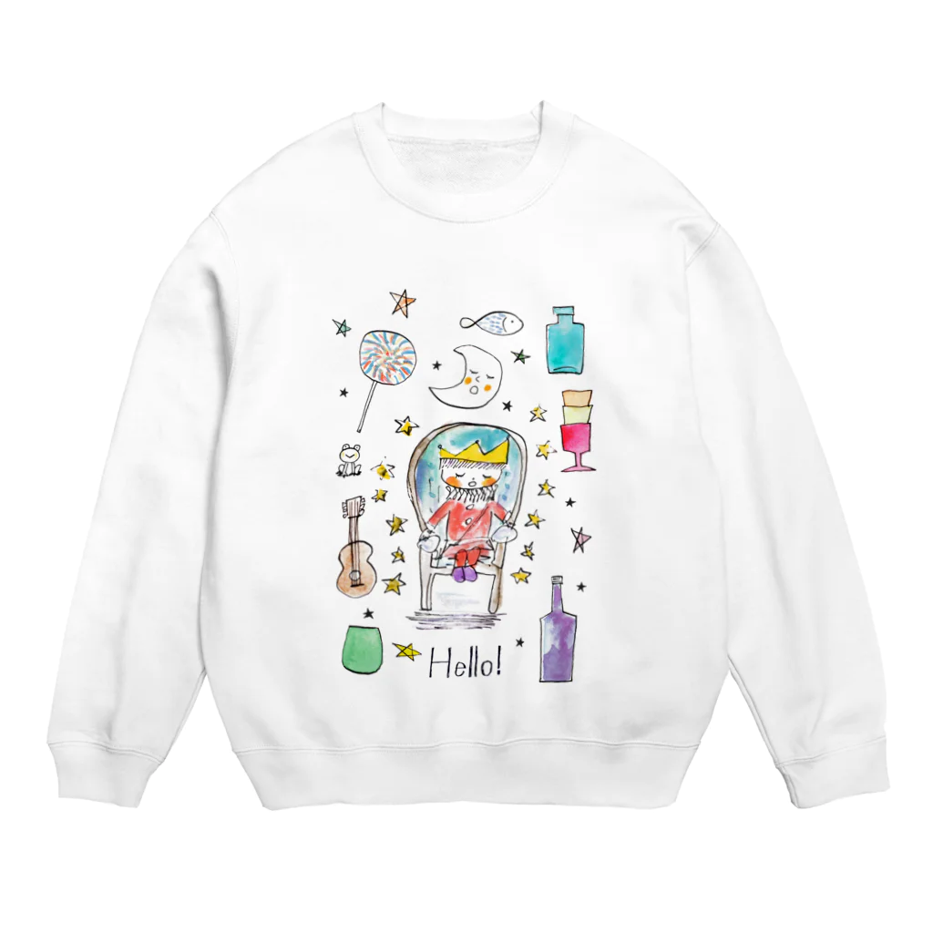 杉浦 智史の王子 Crew Neck Sweatshirt