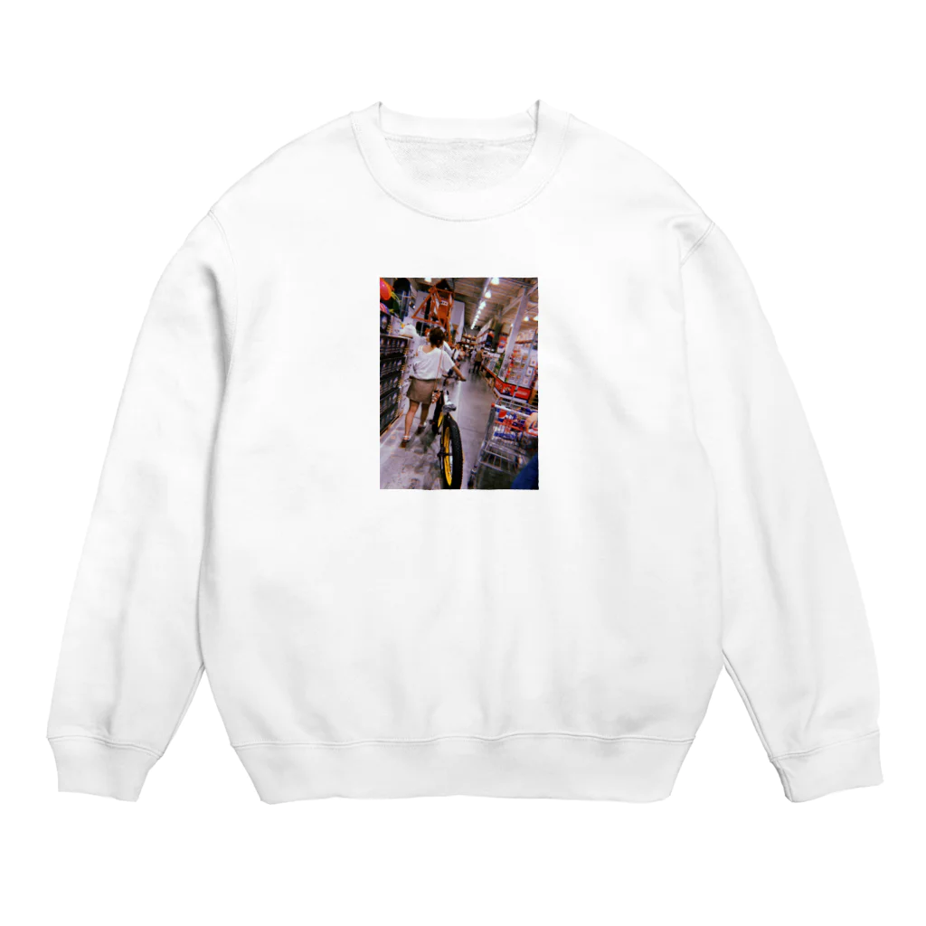 ima_adihsinのていのおバイク Crew Neck Sweatshirt