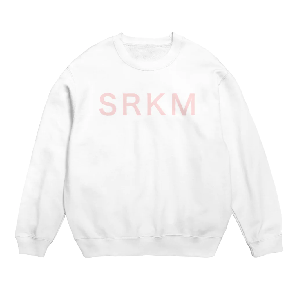 SRKMのSRKM（pink logo ver.2） Crew Neck Sweatshirt