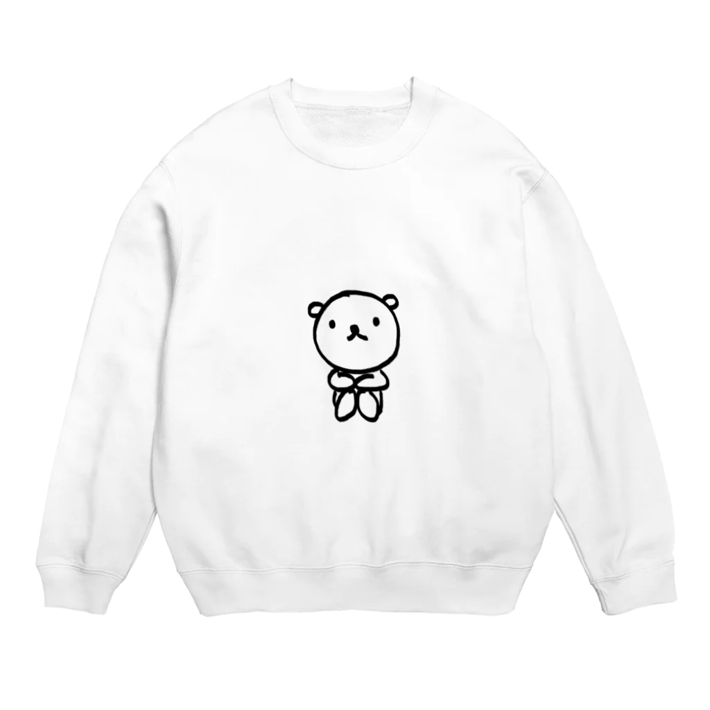 yimikkyのクマハルくん Crew Neck Sweatshirt