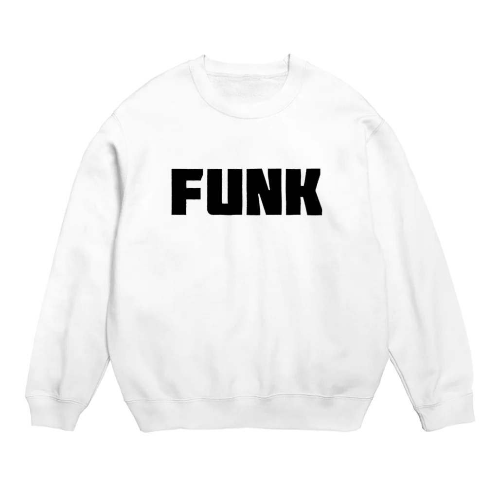 AliviostaのFunk ファンク シンプルBIGロゴ ストリートファッション Crew Neck Sweatshirt