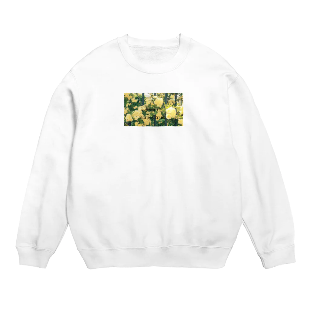 chi-moの夢は叶う Crew Neck Sweatshirt