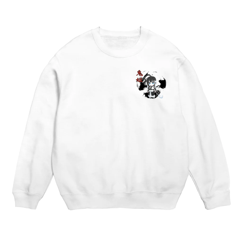 NOMAD-LAB The shopの戦慄の鬼姫 Crew Neck Sweatshirt