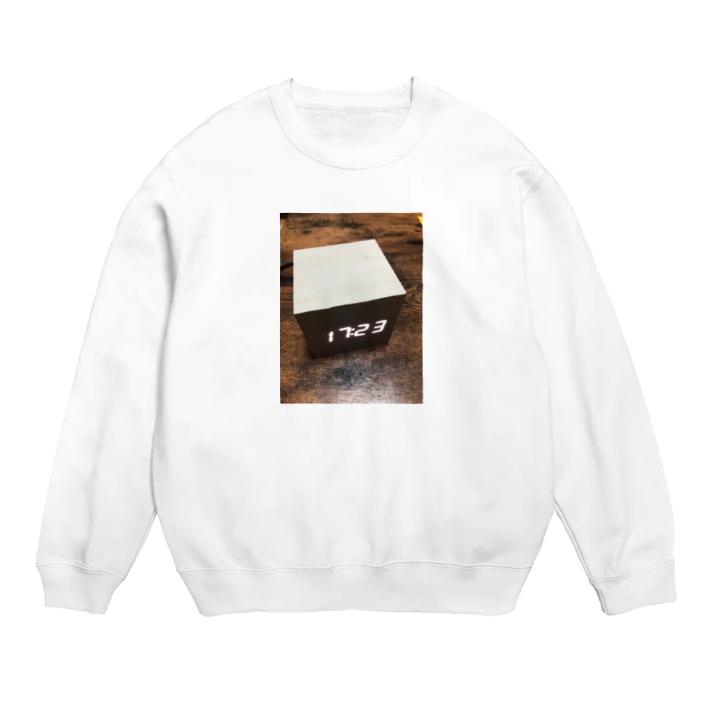 Hiiirahのタイマー Crew Neck Sweatshirt