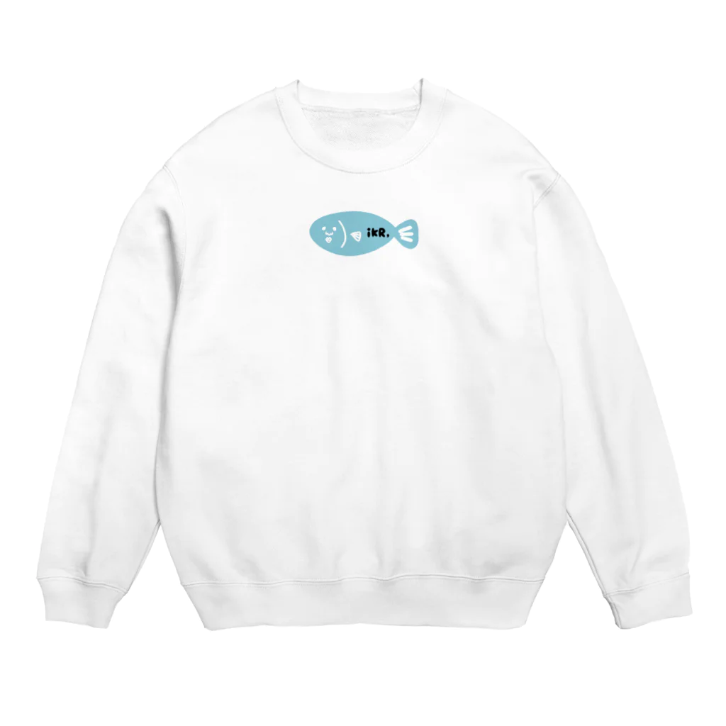 iKR,のサカナっち Crew Neck Sweatshirt