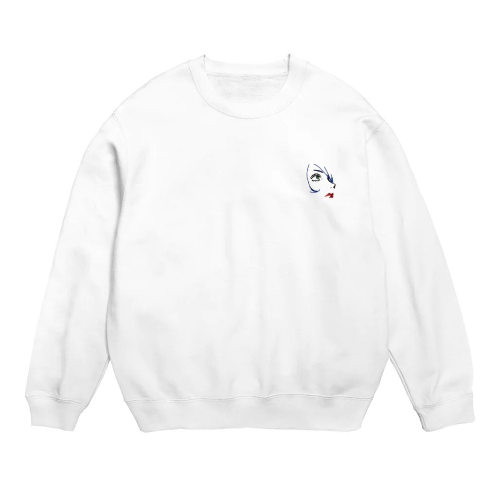 mopeの上を向いて Crew Neck Sweatshirt