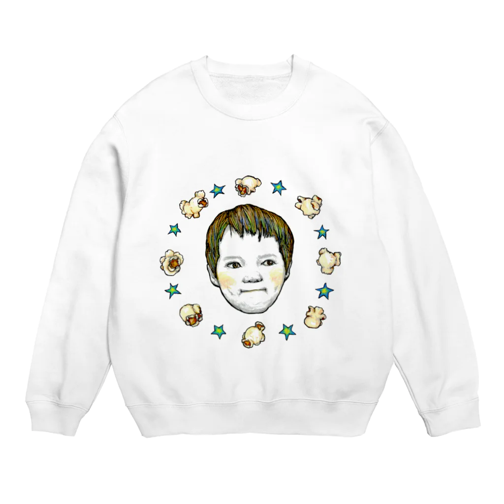 8U TOYSのポップコーン・ルールズ Crew Neck Sweatshirt