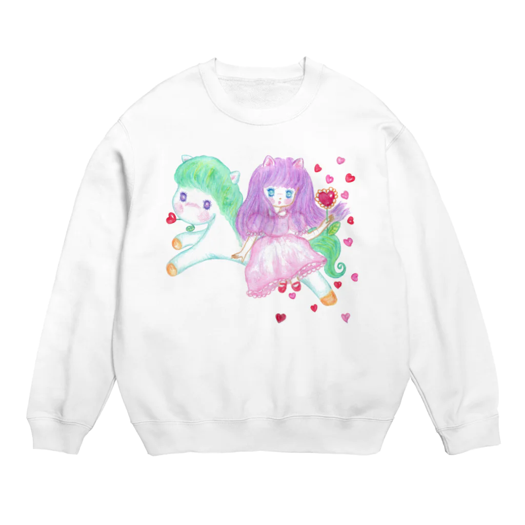 メルティカポエミュウのメルティカポエミュウ Crew Neck Sweatshirt