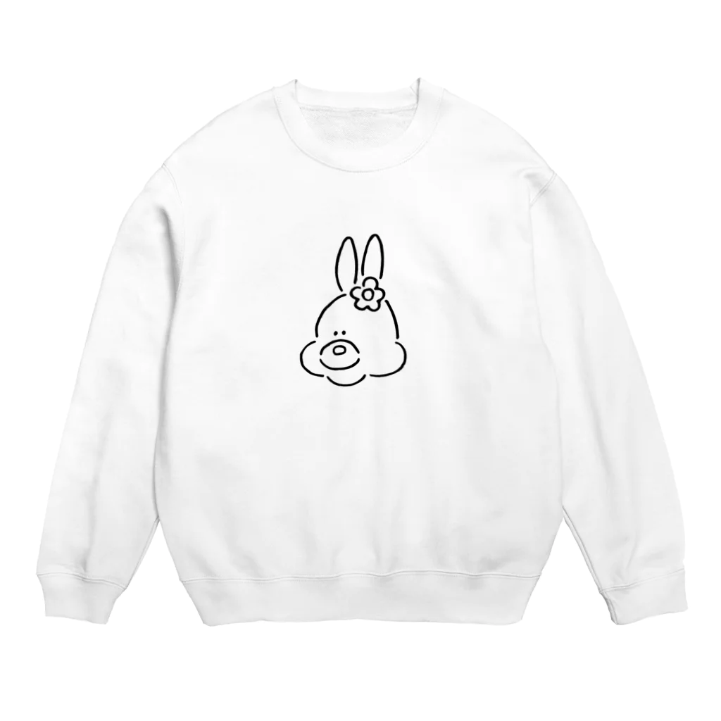 ミックスジュース。のうさぎ(おんなのこ) Crew Neck Sweatshirt