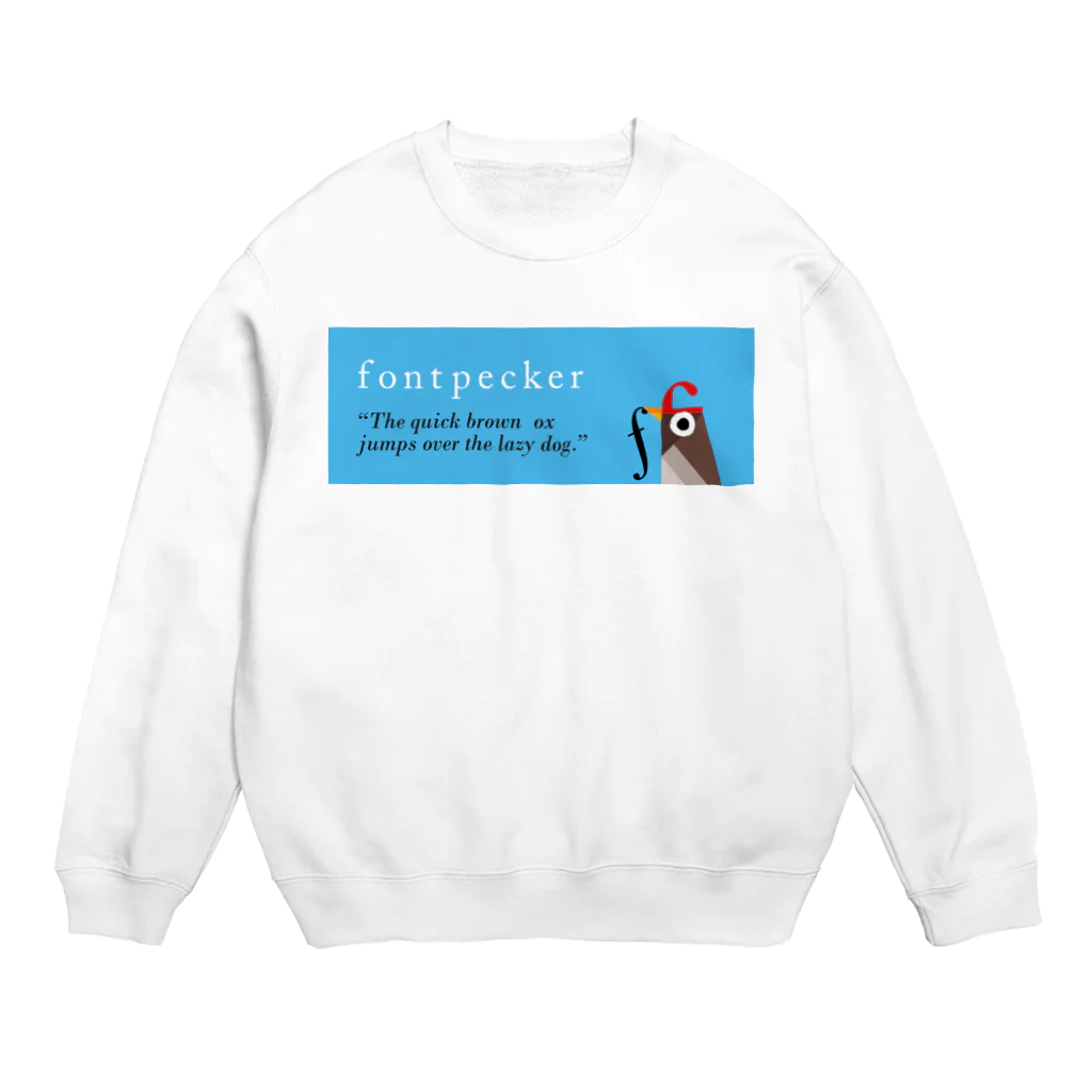 karatesystemのfontpecker Crew Neck Sweatshirt