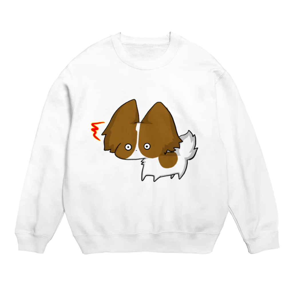 SHIMSHIMPANのびっくりパピヨン Crew Neck Sweatshirt