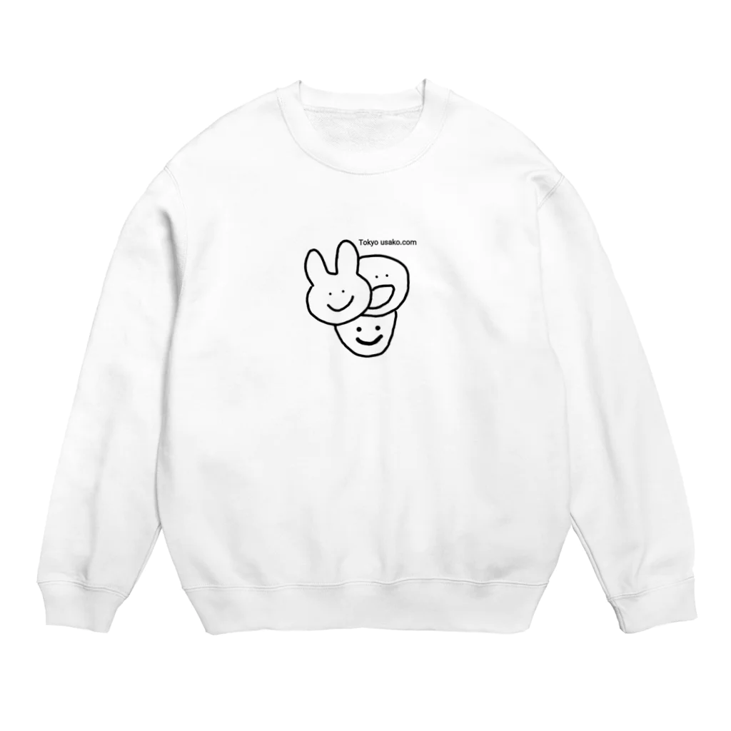 Tokyo usako.comのうさこちゃんTokyo.com Crew Neck Sweatshirt