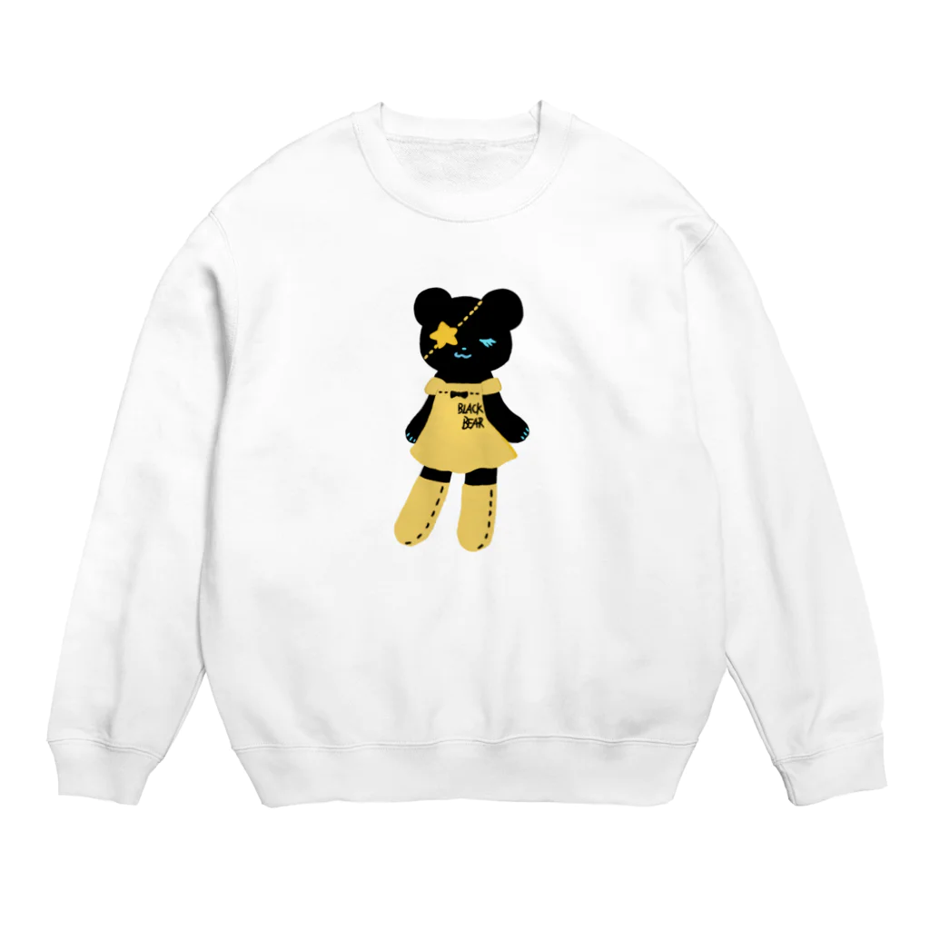 Suzuki Satomi の黒クマちゃん Crew Neck Sweatshirt