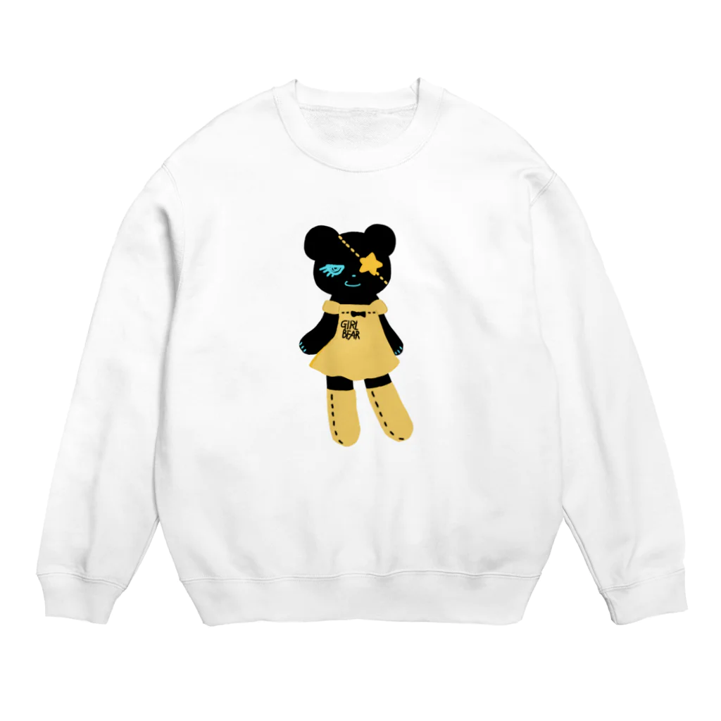 Suzuki Satomi の黒クマちゃん Crew Neck Sweatshirt