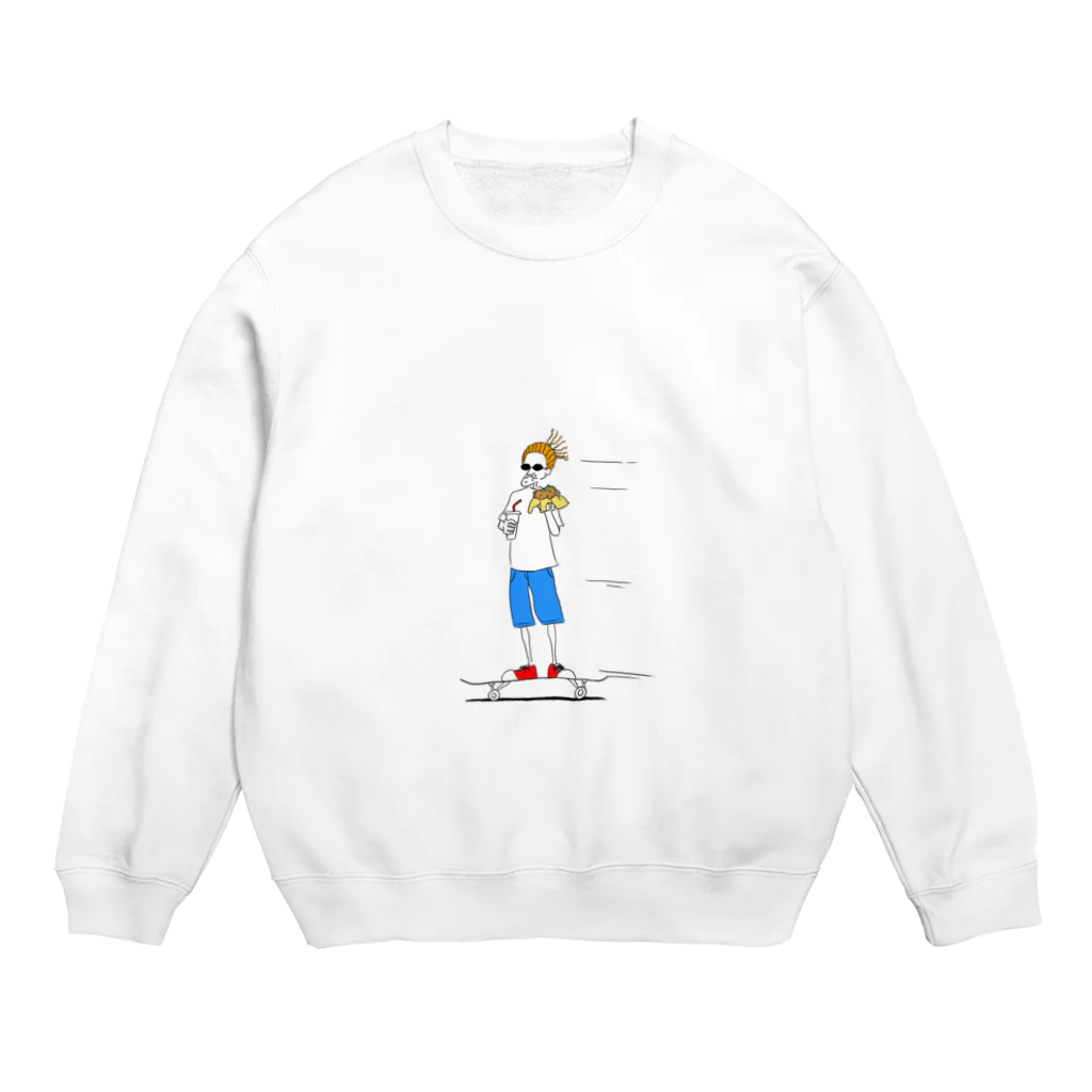 suppon のハングリーボーイ Crew Neck Sweatshirt