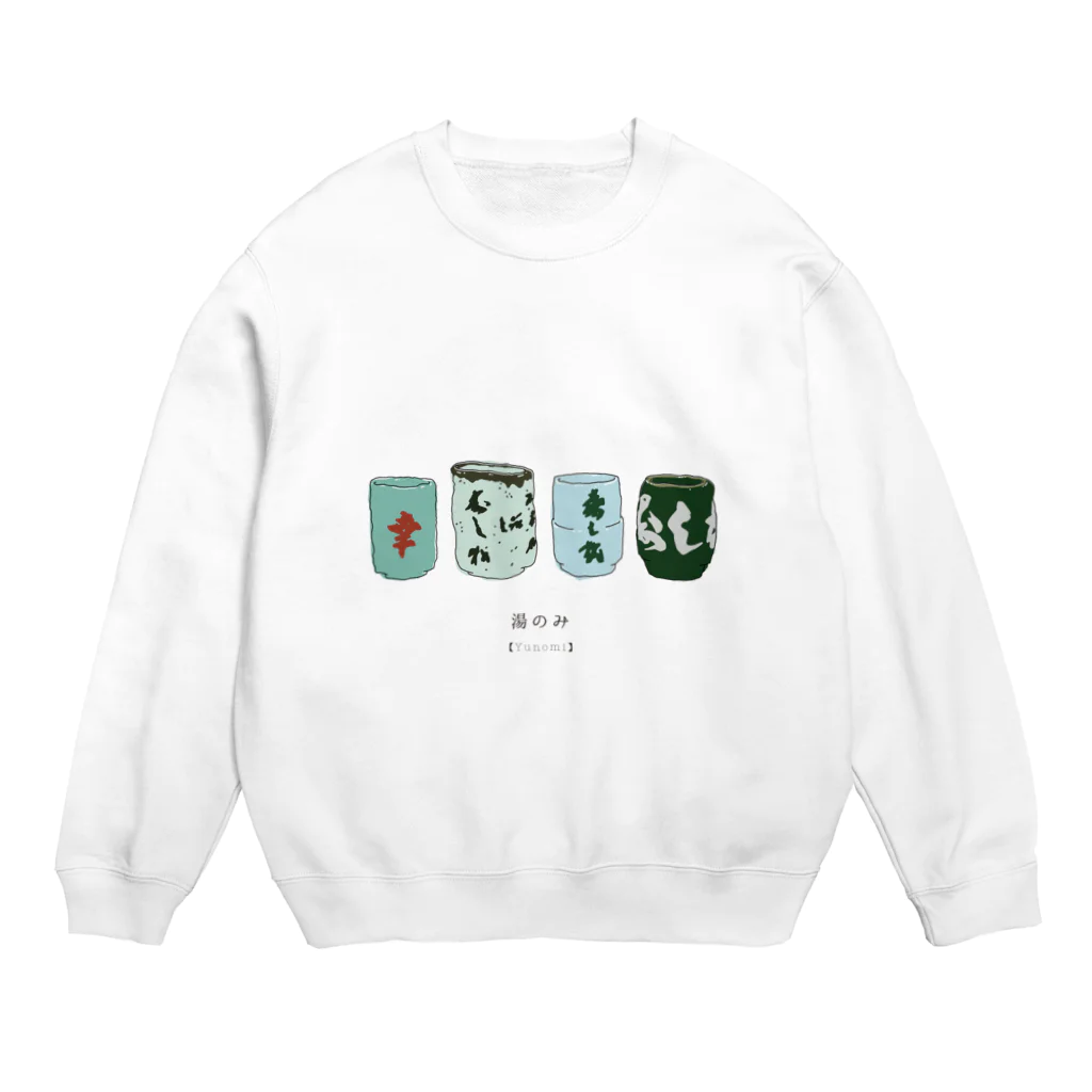 Peach Kitschの湯のみ【yunomi】 Crew Neck Sweatshirt