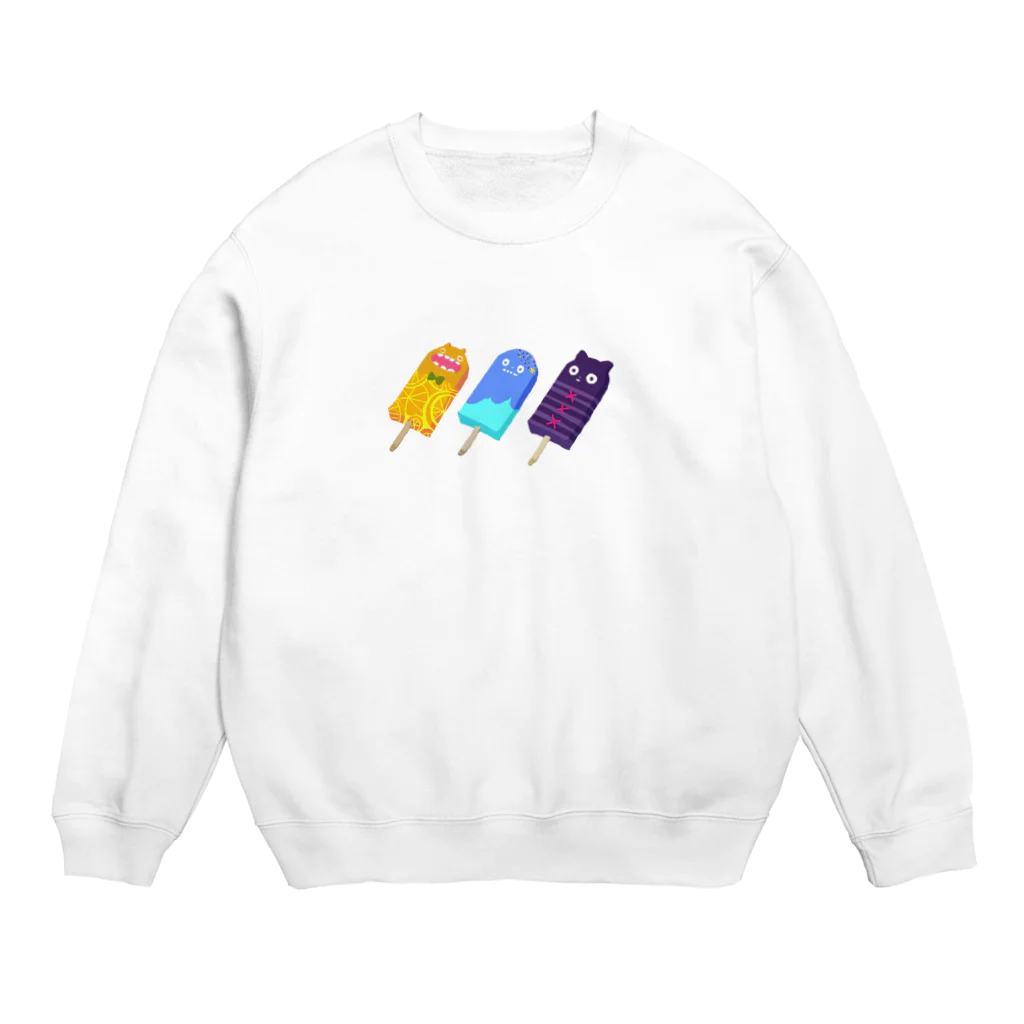 ラザ郎のあいす Crew Neck Sweatshirt